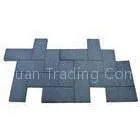 Kids Playground Rubber Surfacing Outdoor Rubber Play Mats , Grey