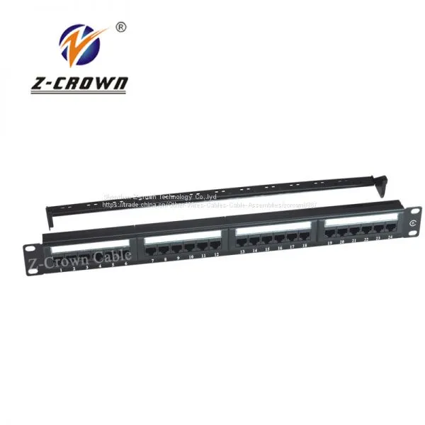 24 Port Cat6 UTP Patch Panel Network Communication Equipment Patch Panel