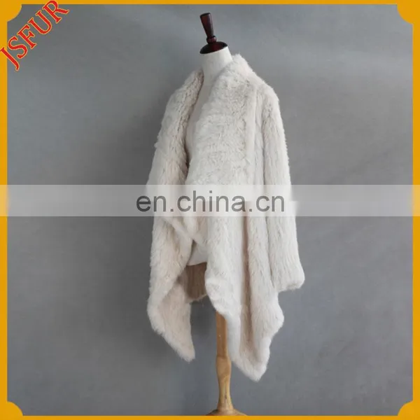 Hot Sale Fashion Wholesale Warm Rabbit Fur Coat photo-2