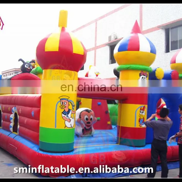 2016manufacturer Professional Production PVC Inflatable Enterrtainment Castle Inflatable Plastic Slide Inflatable Bluncer photo-6