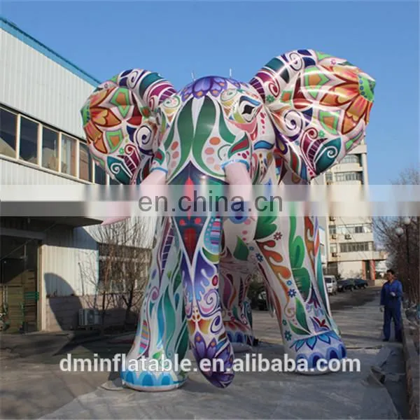 Giant Inflatable Elephant With LED for Park Decoration photo-3