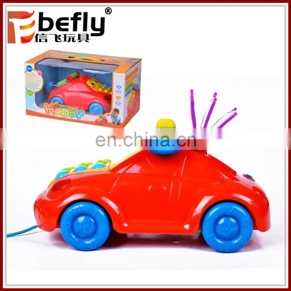 Lovely Car Shape Telephone Plastic Baby Climbing Toys for Sale photo-2