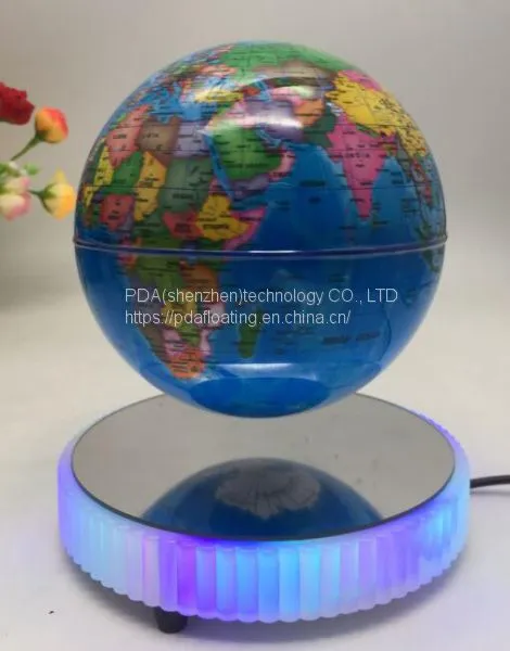 Led Light Magnetic Floating Levitate Bottom Globe 8 Inch 7 Inch 6 Inch photo-2