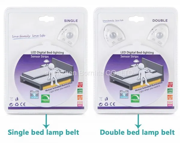 PIR Motion Sensor LED Strip 3528 2835 Detector Activated Bed Light for Cabinet Closet Kitchen photo-5