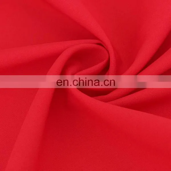 High Quality 100D Polyester 4 Way Stretch Fabric Plain Woven Polyester Spandex Fabric Stretch Fabric for Garment and Dress photo-6