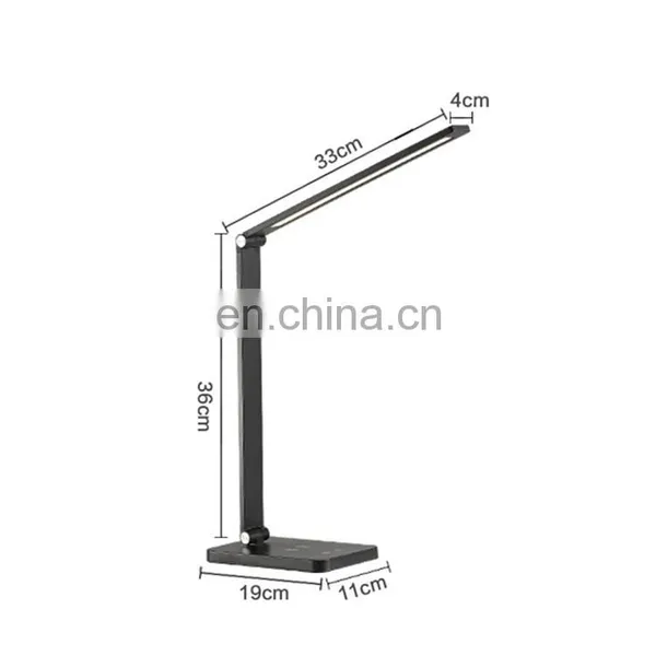 Shenzhen Factory Direct Supply Modern Style Wireless Charging Design Table Desk Lamp Bedside USB Lamp photo-7