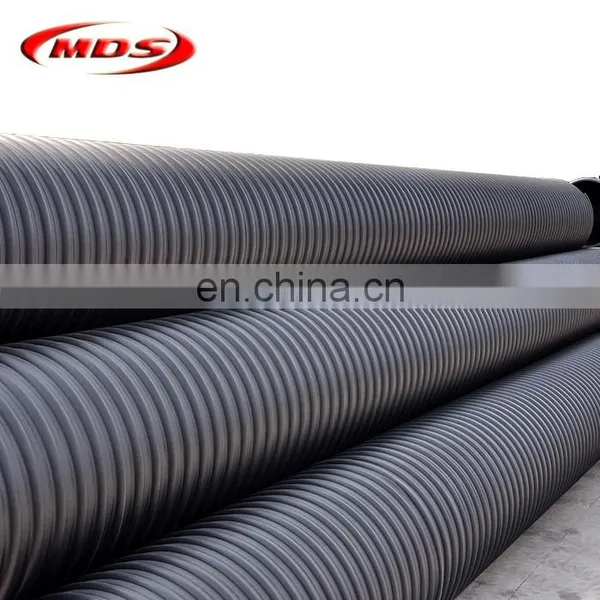 Double Wall 75mm Corrugated Plastic Drainage Pipe photo-3