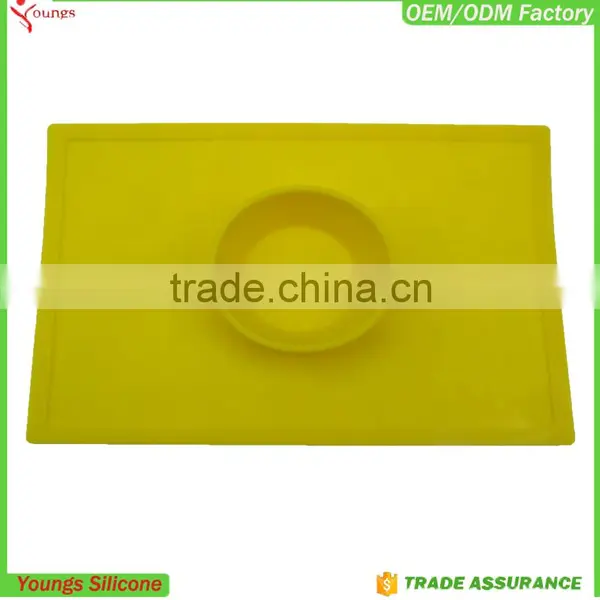 Silicone Placemats Table Dog Bowls Kitchen Table FDA Dish Pad Grip With Bowl Quality Choice photo-2