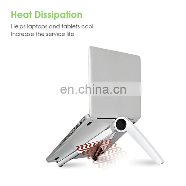 Foldable Aluminum Laptop Stand for 10-15 Inch Tablet Mobile Phone Rotate Portable Holder Folding Holder Adjustment Phone Stand photo-4