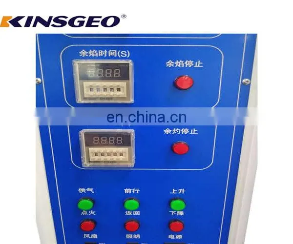 China Manufacturer Horizontal Vertical Burning Test Flame Performance Test Chamber photo-3