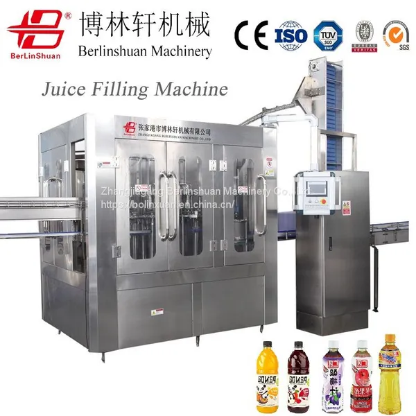 4000BPH juice beverage juice drink filling machine  CGFR12125