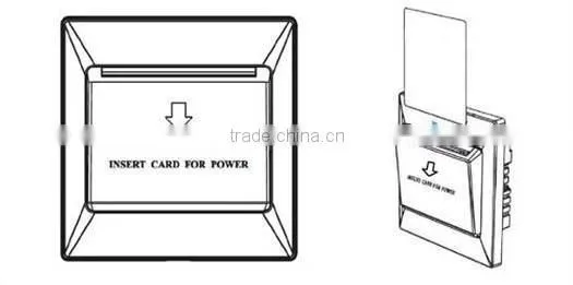 Best Quality Energy Saving Key Card Power Switch RFID T5577 or 13.56mhz hf 1k Card Hotel Energy Saving Switch photo-3