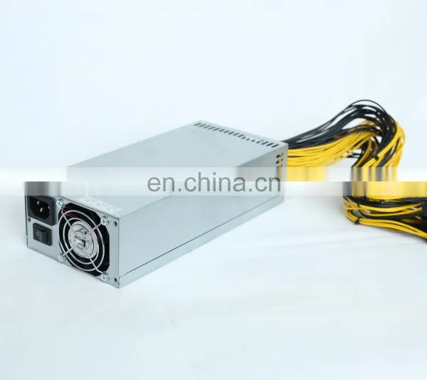 New 2000w 2u Machine Power Supply Atx 12v 180-240v 10x6pin Efficiency Device photo-2