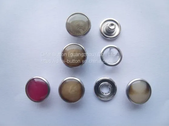 Pearl Prong Ring Snap Button photo-3