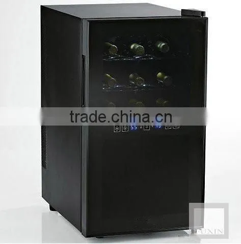 FUXIN:JC-48DFW.Semiconductor Wine Cellar With 18Bottles/Dual Zone Wine Cooler.