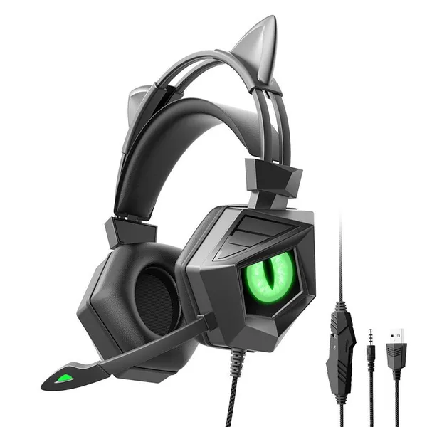 Explosive Wired Headphones, Gaming Computers, Mobile Phones, Headphones, Head Mounted Esports Earphones photo-2