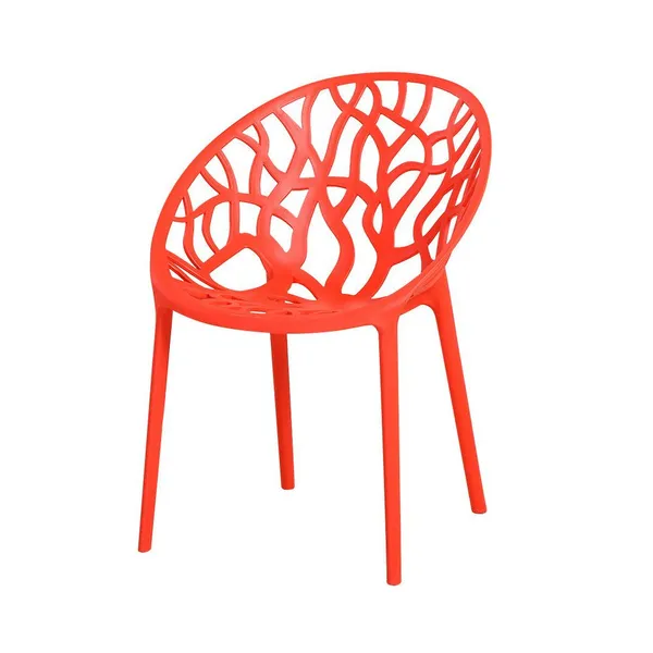 Modern Stacking PP Outdoor Dining Plastic Chairs photo-3