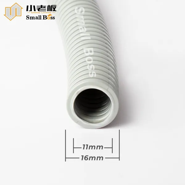 Lightweight and Flexible Corrugated PVC Pipe PVC Corrugated Pipe for Cable Protection