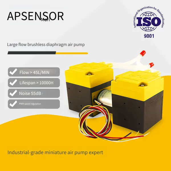 Epsonso Ap2445t High-flow Brushless 45l Diaphragm β Air Pump, Industrial-grade Miniature Pump, 45l/min Small Air Pump photo-3
