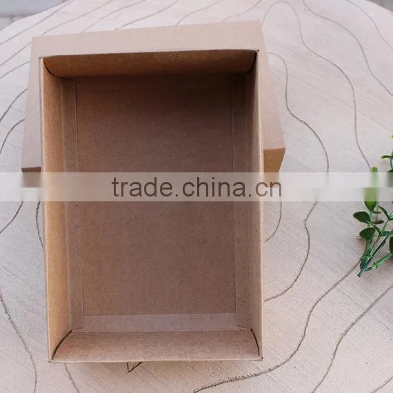 Small Blank Kraft Paper Box Cake West Point Box 17 * 12 * 6 photo-4