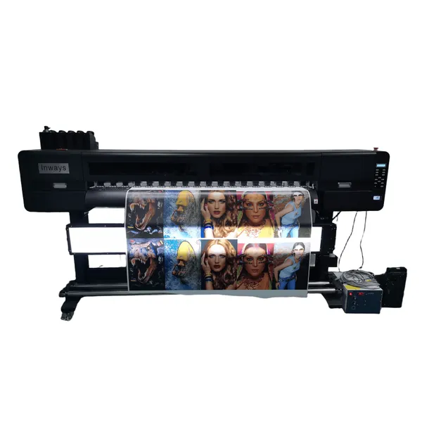 1.8m UV Roll to Roll Printer with Pinch Rollers for Backlit Printing