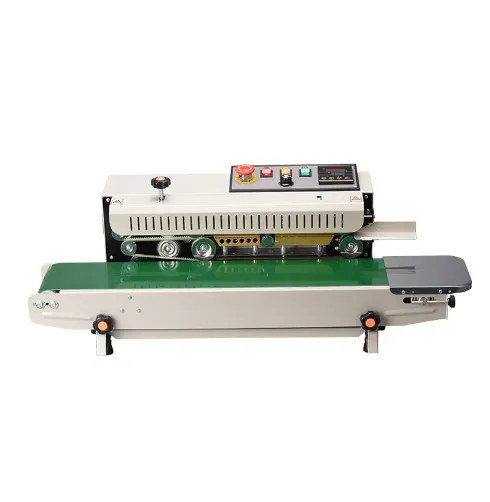 Continuous Band Sealer/Bag Sealing Machine With Date Steel Printing Printer