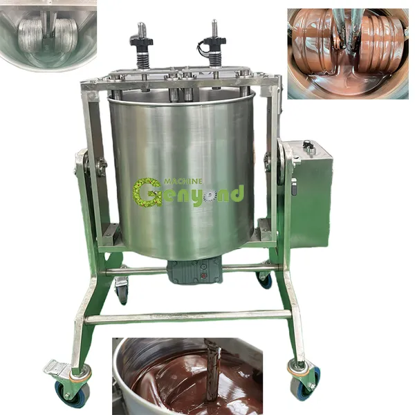 Factory Price for 100L Chocolate Conch Melanger Chocolate Melanger Machine Cocoa Beans Chocolate Grinder 100 kg photo-6