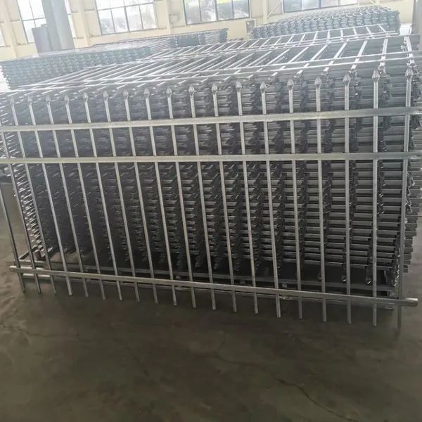 2.5m Tall Galvanized Steel Picket Fence With Square Tube Posts for Pool and Villa Security photo-4