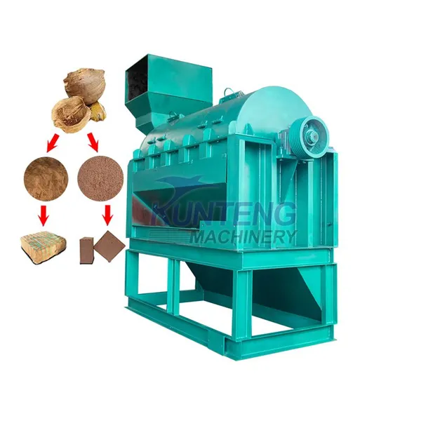 Full Automatic Palm Nut and Fiber Separating Machine Coconut Shell Fiber Extractor EPC