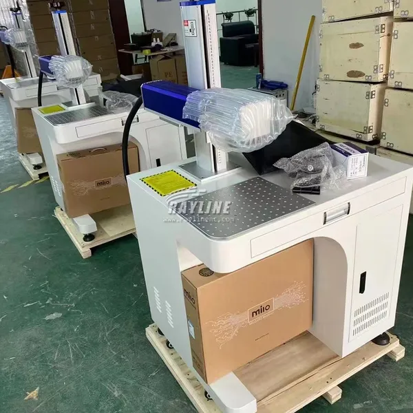 Desktop Metal Plastic Jewelry Metal Plastic Jewelry Photocopy Automatic CNC Portable Laser Engraving 50w 100w Fiber Marking Machine photo-2