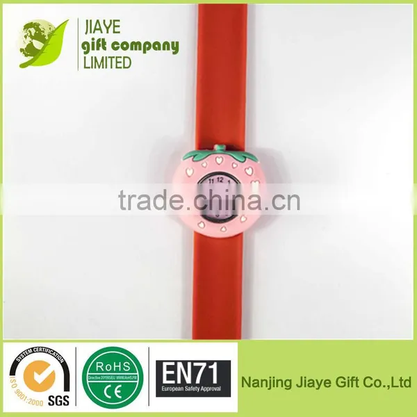 China Watch Factory Silicon Slap Watch for Kids