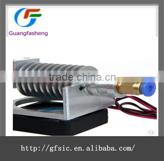 J-head/E3D Printer Head Extruder With Fan Long Range 12V 100K Thermistor 0.4 Nozzles 1.75mm Filaments 3D Printer Head 3DA-002A photo-2