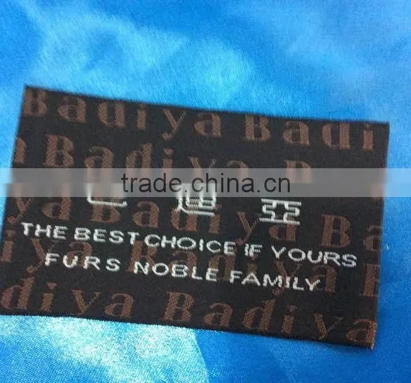 Low Price Best Choice Egypt Fashion Woven Label for Clothing photo-5
