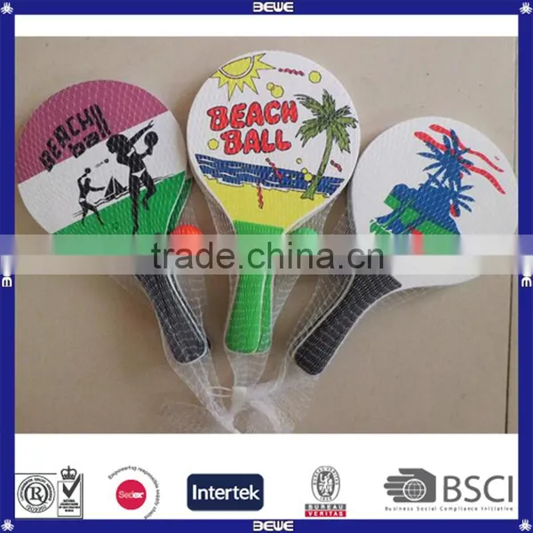 Made in China OEM Logo Colorful MDF Beach Racket photo-2