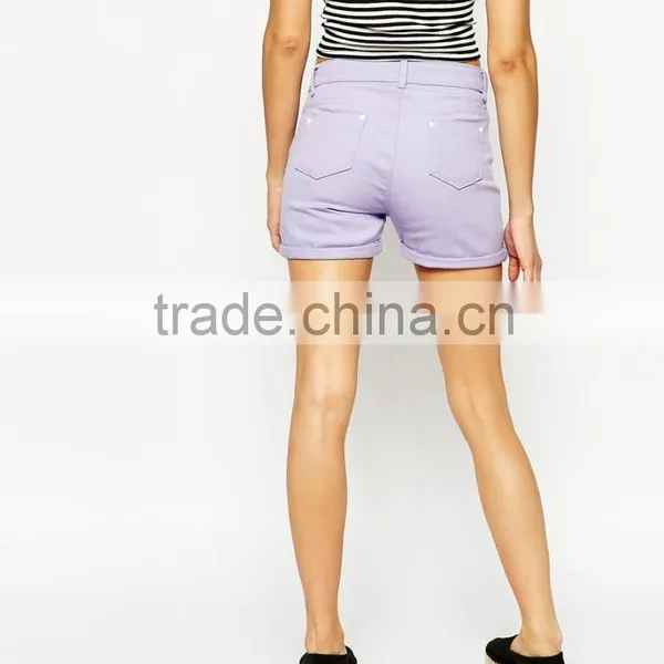 Street High Waist Denim Hot Mom Short Best Products For Import photo-2