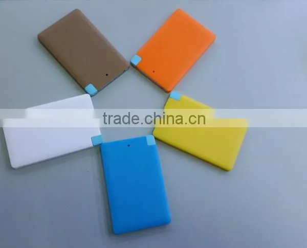 Most Popular Fashion Portable 2500mAh Credit Card Power Bank for Andorid/IOS photo-2