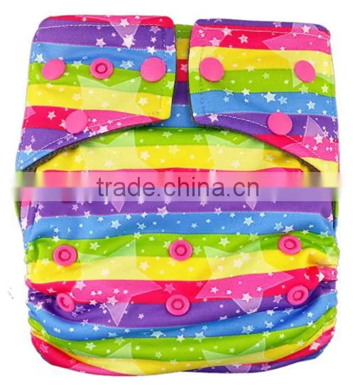 Washable Baby Diaper AIO Diapers With Bamboo Charcoal Innber photo-4