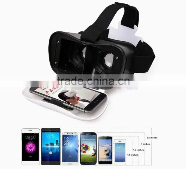 VR Headset 3D Google Glass VR 3D Plastic Edition Head Mount Virtual Reality 3D Glasses Active Oculus Rift Google Cardboard,9D VR photo-4