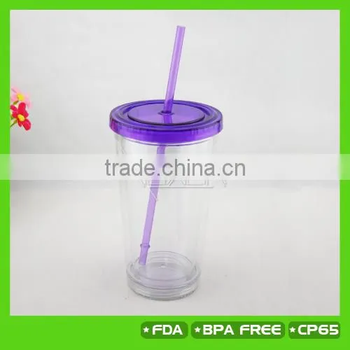 16OZ Double Wall Plastic Cup W Removable Bottom ,2014 NEWS!
