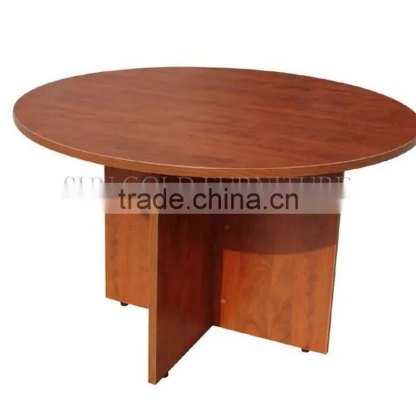 Small 4 Person Conference Table Square Meeting Table With Steel Leg (SZ-MT026) photo-4