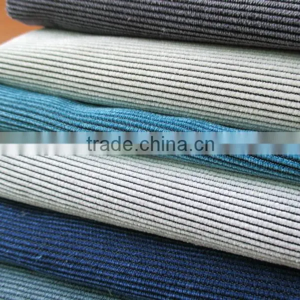 16 Wale Black Silk Elastic Corduroy photo-3