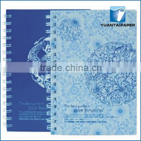 Custom Hardcover Notebook With Double Spiral Binding