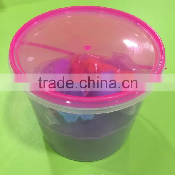 Kid Play Dynamic Sand ,many Colorful Martian Moving Sand in Bucket Packing photo-2