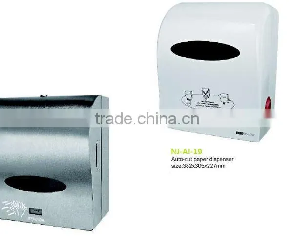 Stainless Steel Auto Cut Paper Dispenser Without Power, Wall Mouted Auto Cut Paper Towel Dispenser photo-6