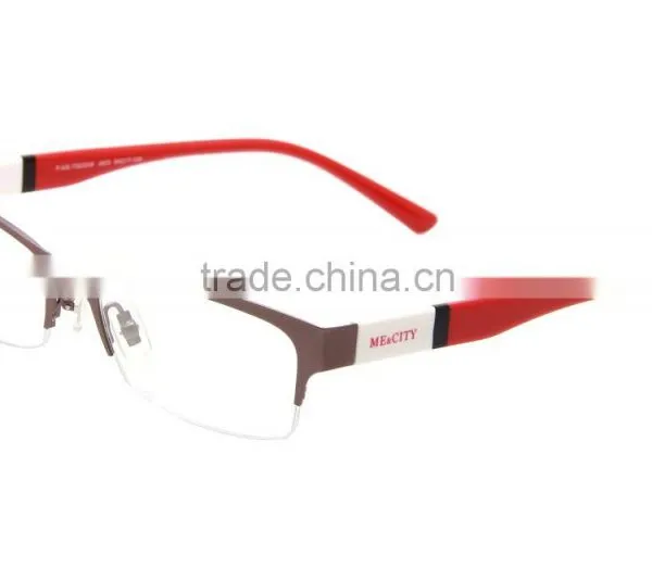 Hot Selling Optical Eyeglass Stainless Half Frame Optics for Unisex photo-4