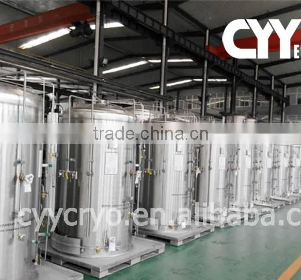 1~5m3 22Bar High Vacuum Multi-Layer Cryogenic Micro Bulk Tank for Liquid Gases photo-2