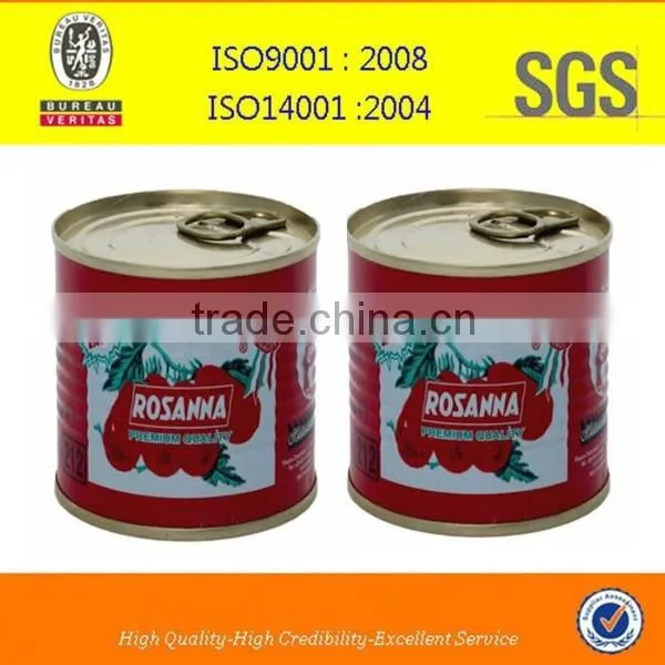 Tomato Paste India With 70g/198g/400g/800g/2.2kg/3KG/4.5KG