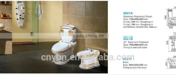 Sanitary Ware Ceramic Bathroom Set One Piece Toilet photo-4