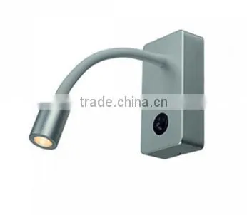 Double Bedding Wall Mounted Black Reading Light photo-2