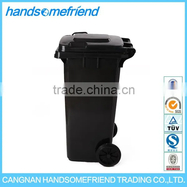 120 Liters Environmentally Friendly Mobile Standing Plastic Dustbins,plastic Dustbin ,Garbage Container photo-2